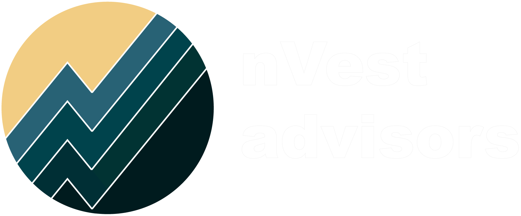 nVest Advisors White Logo